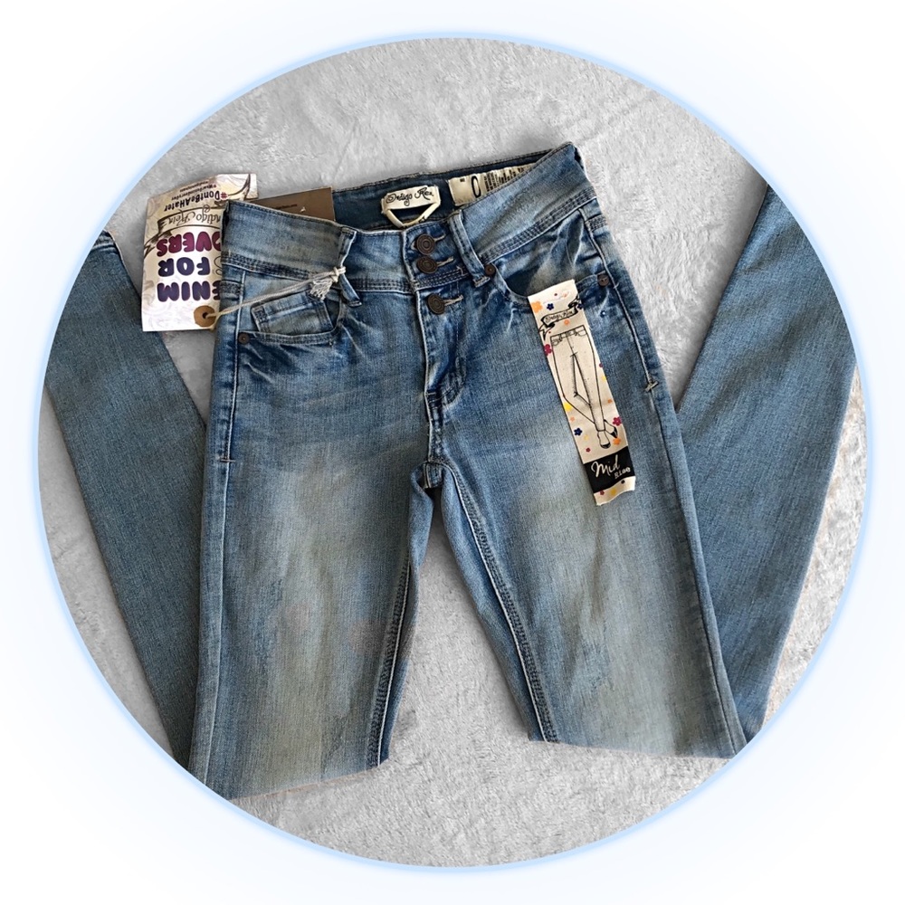 Mid Rise Denim Jeans